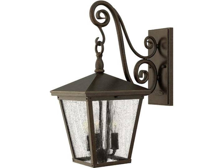 Elstead Lighting, Fassadenbeleuchtung, Trellis Aussen-Wandleuchte E14 3-fach Regency-Bronze IP44 (E14, IP44) von Elstead