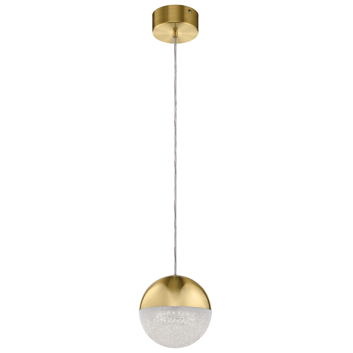 Elstead Moonlit Pendelleuchte LED champagner gold 2131lm IP20 200mm von Elstead