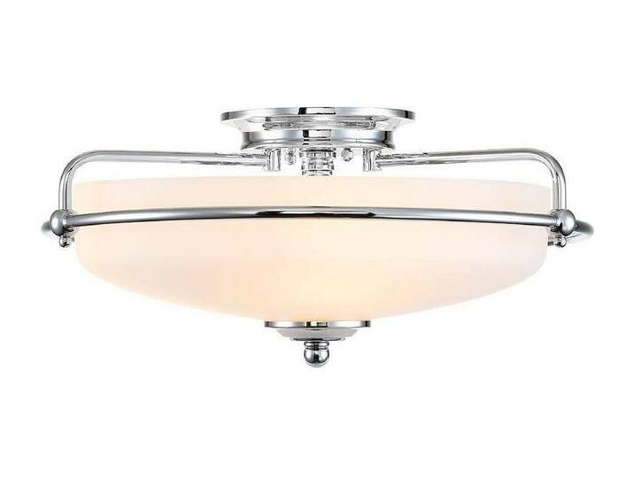 Elstead Quoizel Griffin Bowl Semi-Flush Deckenleuchte Chrom poliert Elstead Quoizel Griffin Bowl Semi-Flush Deckenleuchte Chrom poliert von Elstead