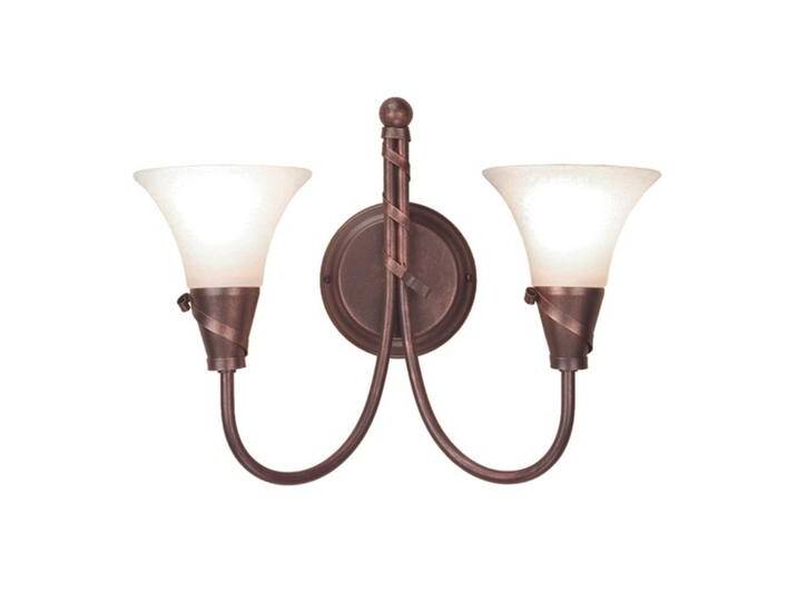 Elstead Wandlampe Emily, dimmbar, kupfer, für Wohn- / Esszimmer, Metall, Landhaus / Rustikal, Wandleuchte, Wandlampe Innen von Elstead