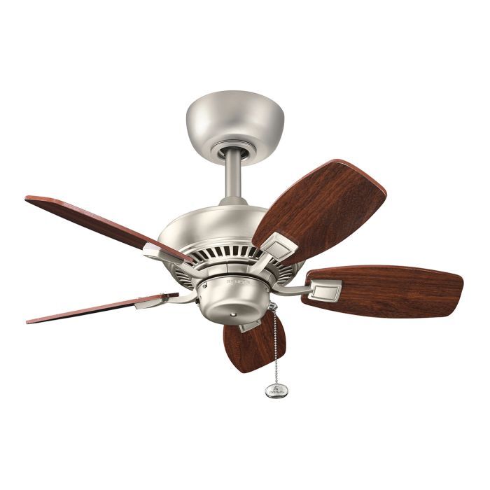 Kichler Deckenventilator Canfield 76cm Brushed Nickel von Elstead