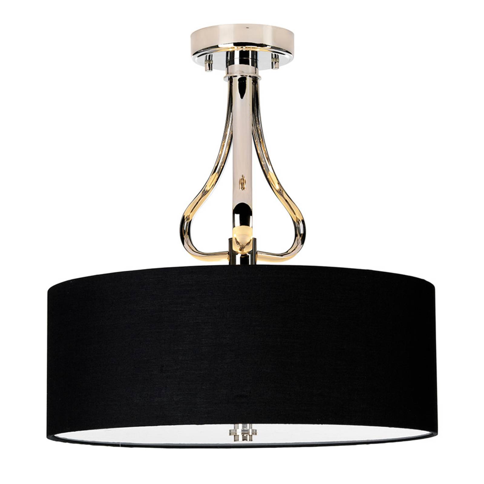 LED-Deckenlampe Falmouth schwarz/chrom von ELSTEAD