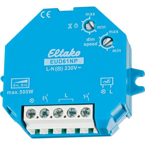 Eltako 4830342 Dimmschalter, EUD61NP-230V, Blau von Eltako