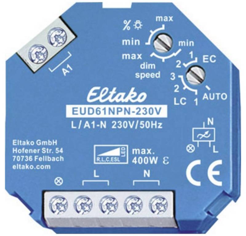 Eltako Drehdimmer Universal-Dimmschalter 230V. Power MOSFET bis von Eltako