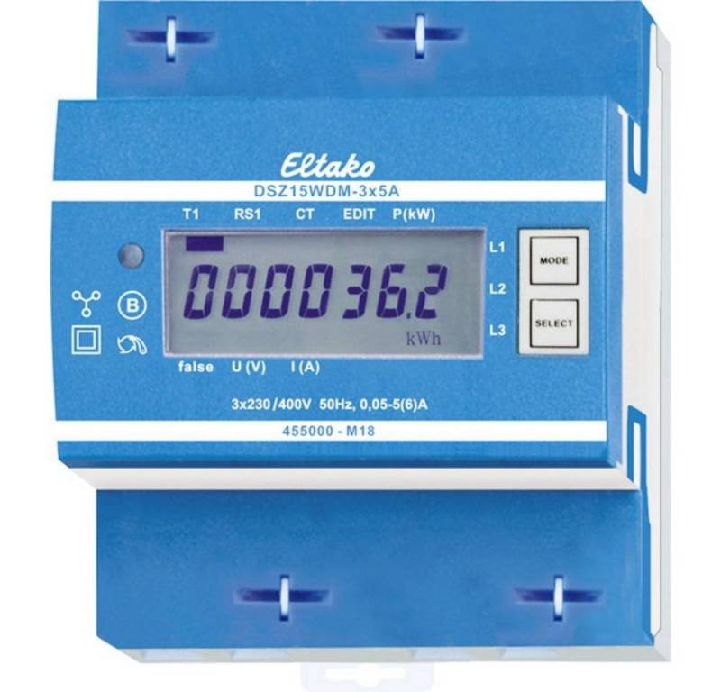 Eltako Drehstromzähler M-Bus-Wandler-Drehstromzähler, MID geeicht 28305515 von Eltako