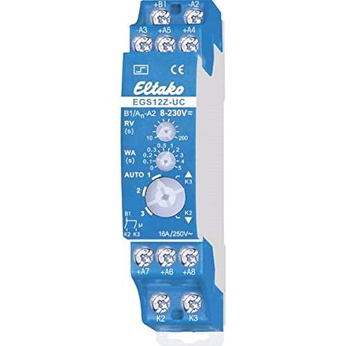 Eltako Stromstoß-Gruppenschalter UC, 1+1 Schließer nicht potenzialfrei 16A/250V AC EGS12Z-UC von Eltako