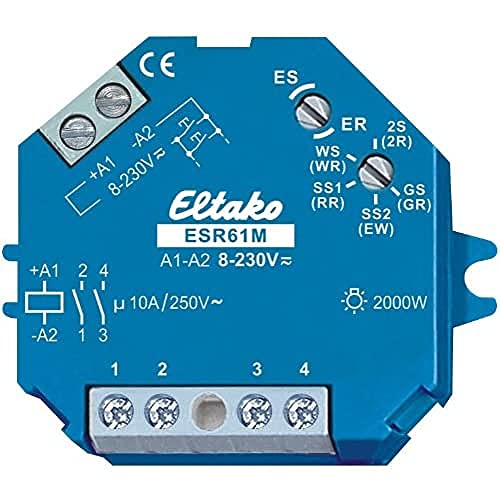 Eltako Stromstoß-Schalter Auf-/Unterputz ESR61M 1 Schließer, 1 Schließer 230 V/DC, 230 V/AC 10A 2 von Eltako