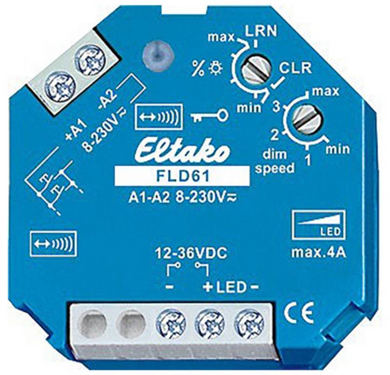 Eltako FLD61 Eltako Funk PWM-LED-Dimmschalter Dimmschalter Aufputz Smart-Home-Zubehör von Eltako