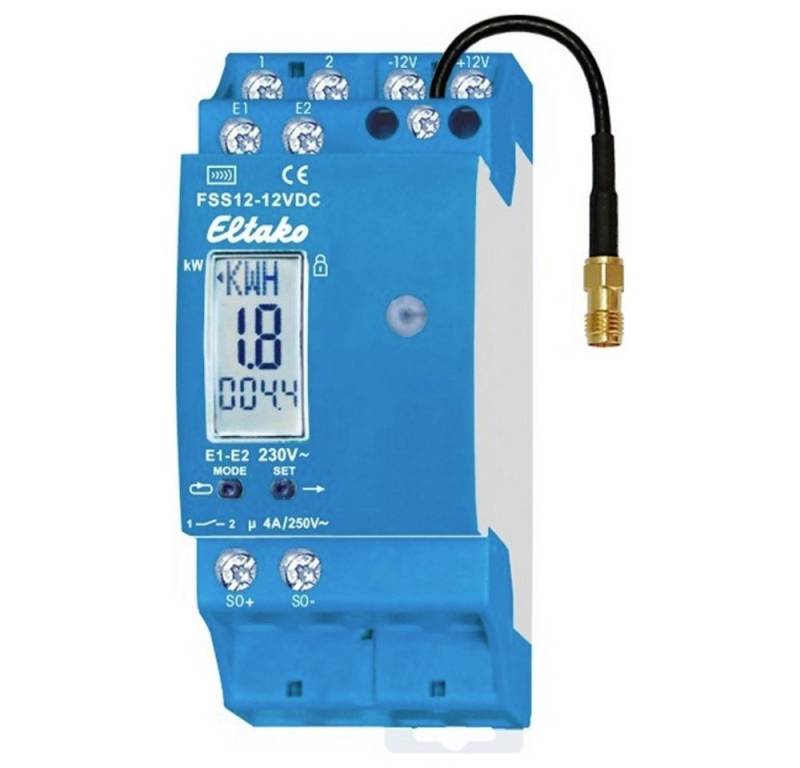 Eltako FSS12-12V DC Eltako Funk Stromzähler Smart-Home-Zubehör von Eltako