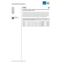 Eltako FTFB-pg Temperatursensor und Luftfeuchtesensor Reichweite max. (im Freifeld) 30m von Eltako