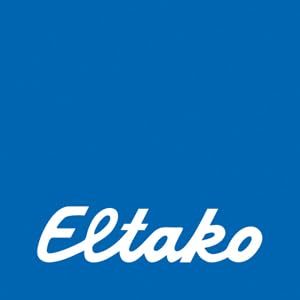 Eltako Funk-Temperatur-Regler mit Handrad im E-Design55, 2 Solarzellen und Batterie, reinweiß glänzend FTR55ESB-wg von Eltako
