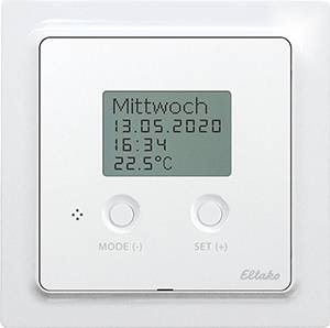 Eltako Funk Temperaturregler Regler Sensor Air+Floor Reinweiß Smart Home Sender B-Ware von Eltako