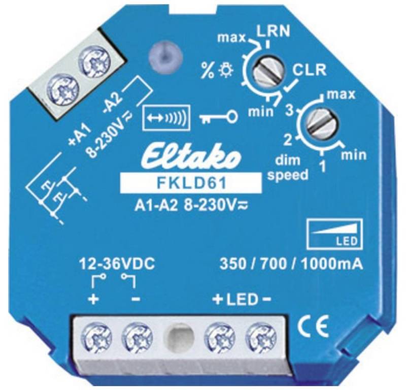Eltako Funkaktor Konstantstrom-LED-Dimmschalter 30100836 Smart-Home-Steuerelement Eltako Funkaktor Konstantstrom-LED-Dimmschalter 30100836 Smart-Home-Steuerelement von Eltako