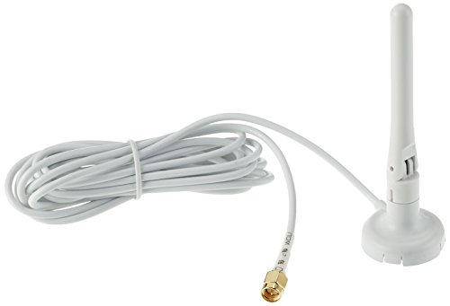 Eltako Funkantenne mit 250 cm Kabel, 1 Stück, FA250-GW, Weiß, grau von Eltako