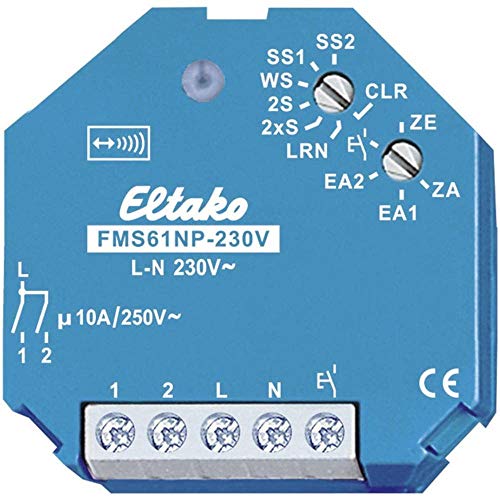 Eltako Funkakto Funkaktor Multifunktions- Stromstoßschalter1+1 S n. FMS61NP-230V von Eltako
