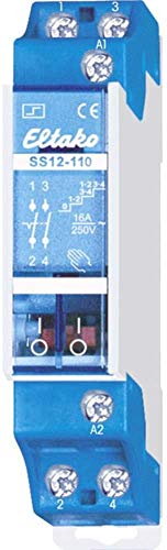 Eltako 21110211 Stromstoß-Schalter Hutschiene SS12-110-12V 2 Schließer 230V 10A 2300W 1St von Eltako