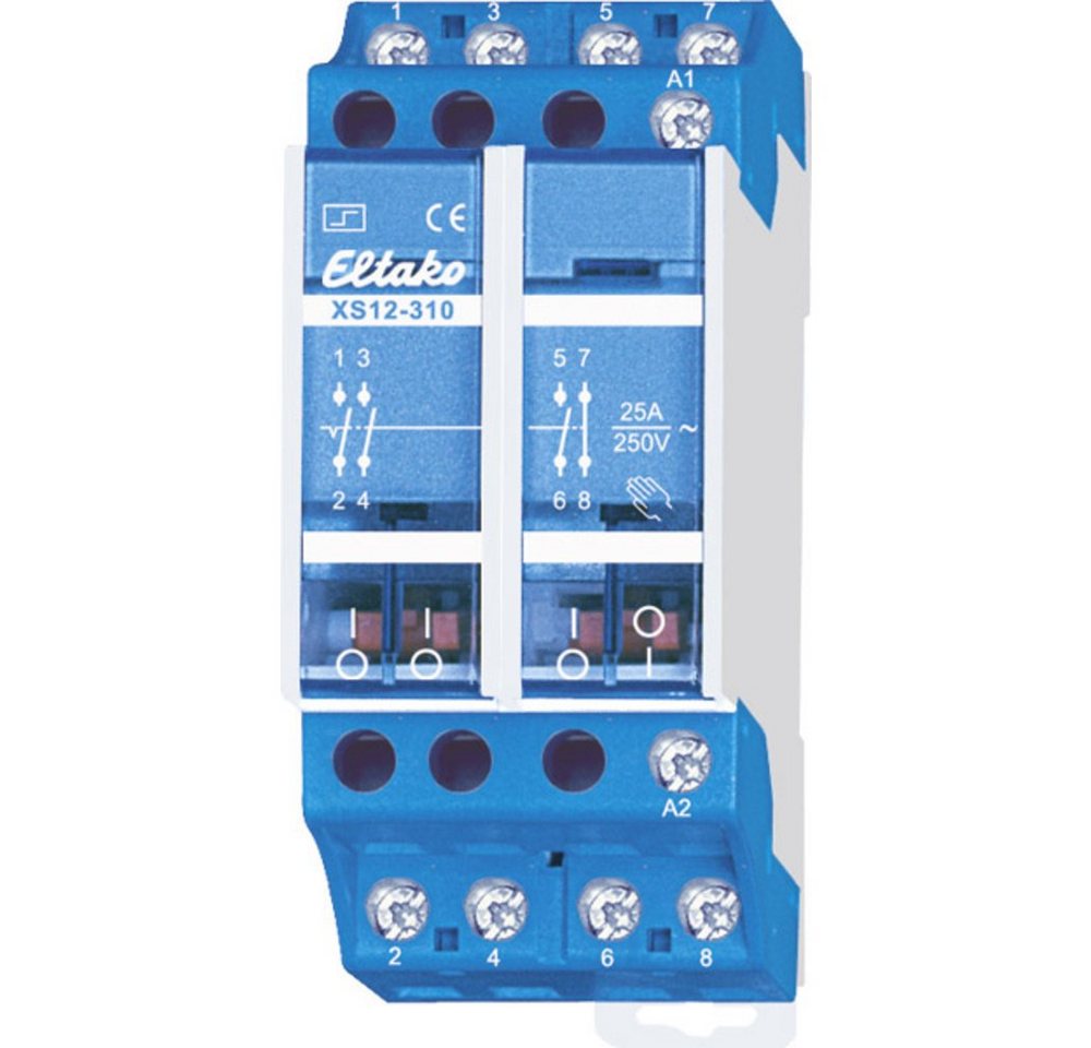 Eltako Stromstoßschalter Stromstoß-Schalter Hutschiene Eltako XS12-310-230V 1 Öffner, 3 Schließ, (XS12-310-230V) von Eltako