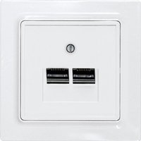 Eltako UAE/IAE-Abdeckung 2-fach für E-Design UAE55E/2-wg - 30055842 von Eltako