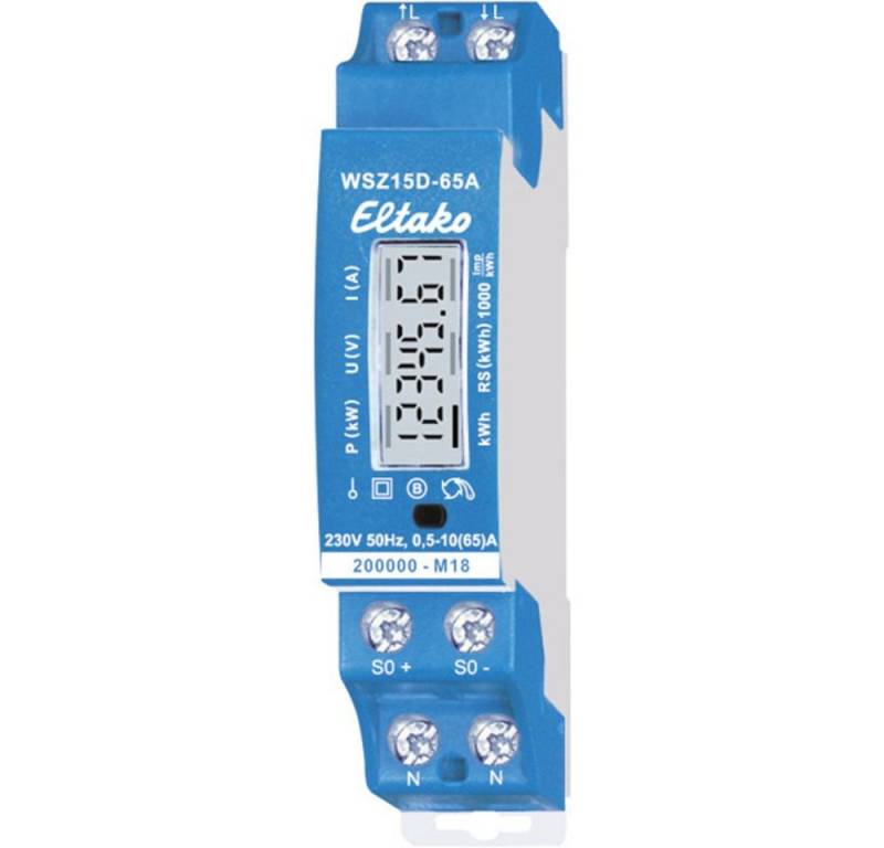 Eltako Wechselstromzähler Eltako WSZ15D-65A MID 28065615 Wechselstromzähler digital 65 A MID-ko, WSZ15D-65A MID Eltako Wechselstromzähler Eltako WSZ15D-65A MID 28065615 Wechselstromzähler digital 65 A MID-ko, WSZ15D-65A MID von Eltako