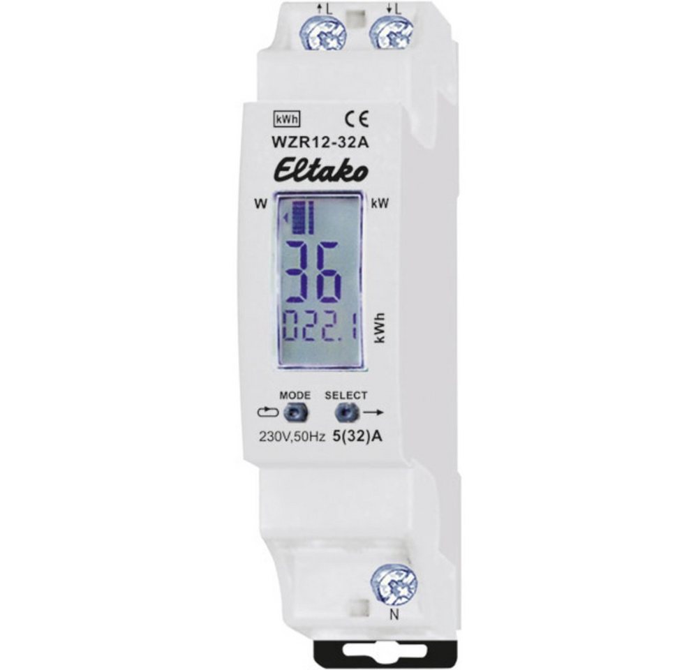 Eltako Wechselstromzähler Eltako WZR12-32A Wechselstromzähler digital 32 A 1 St., WZR12-32A Eltako Wechselstromzähler Eltako WZR12-32A Wechselstromzähler digital 32 A 1 St., WZR12-32A von Eltako