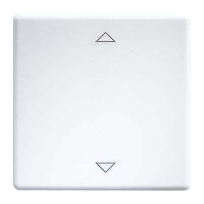 Eltako Wippen lasergraviert für Taster und Schalter 55er Design und E-Design55 reinweiß W-FT55-rw+2P von Eltako