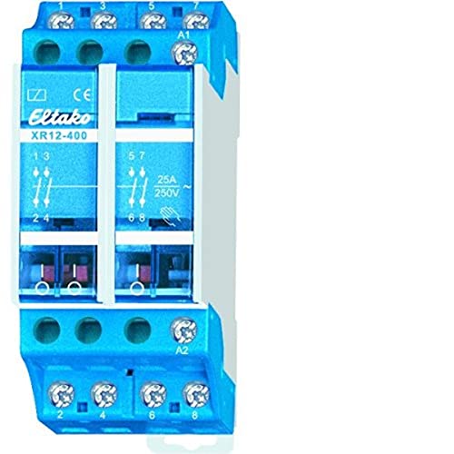 Eltako Installationsschütz 230V. 4 Schließer 25A/250V AC XR12-400-230V von Eltako