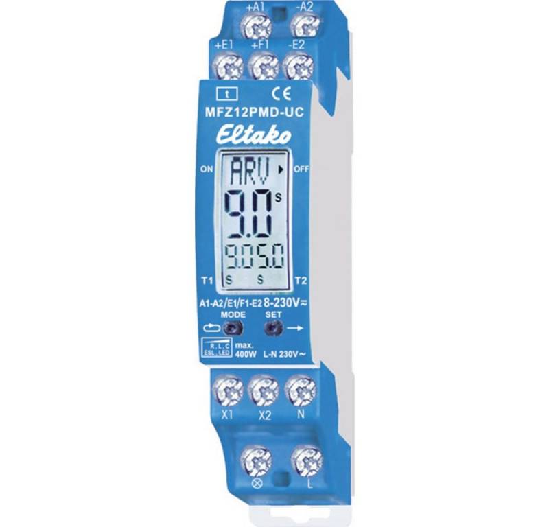 Eltako Zeitrelais Eltako 23001006 MFZ12PMD-UC Zeitrelais Multifunktional 230 V 1 St. Zei, (MFZ12PMD-UC) von Eltako