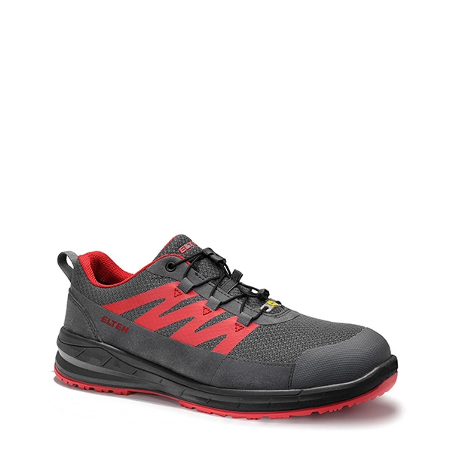 Elten Sicherheitshalbschuh Marten Xxsports Grey-Red Low Esd S1 Gr. 37 von Elten