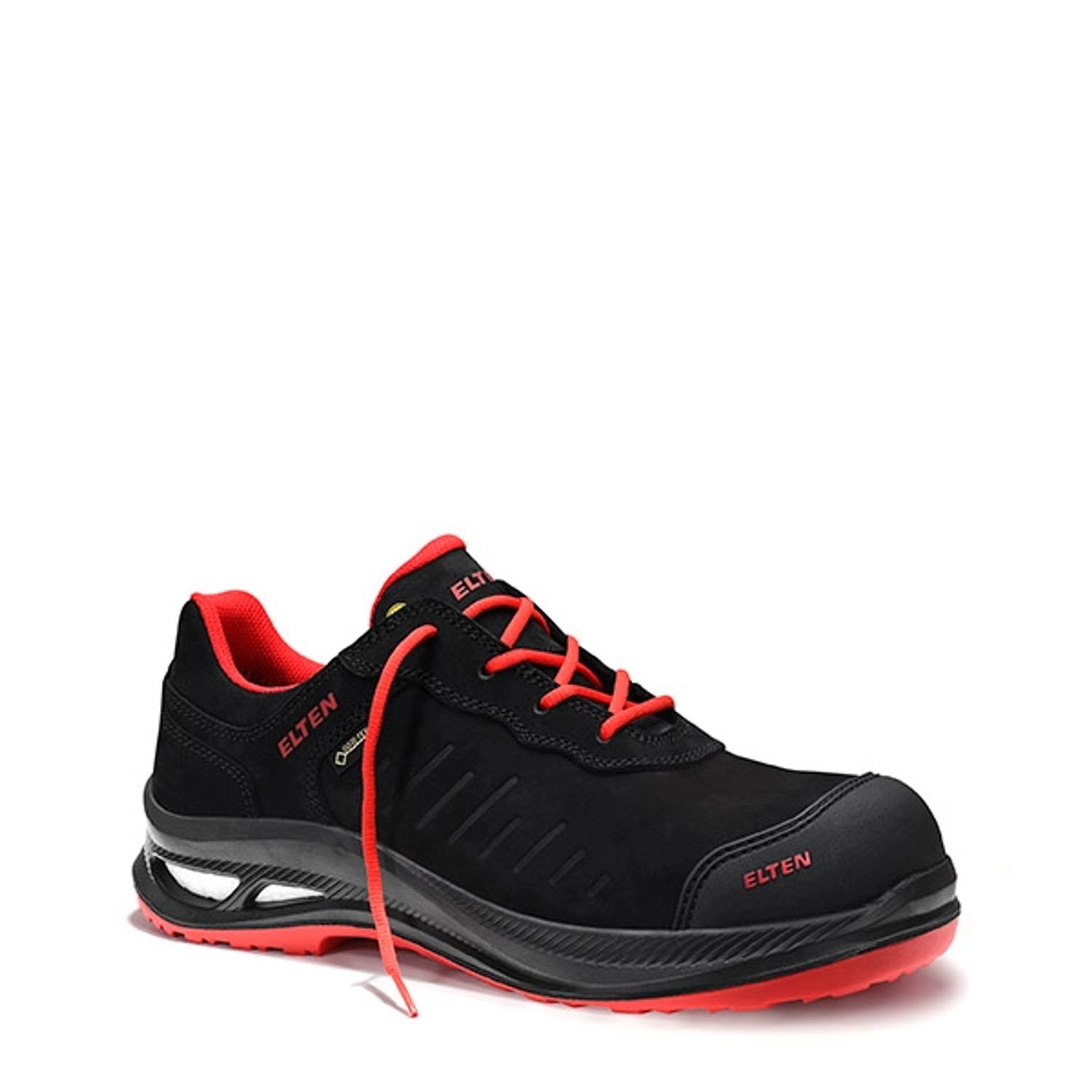 Elten Sicherheitshalbschuh Stewart Xxg Pro Gtx Black-Red Low Esd S3 Hi Ci Gr. 48 von Elten