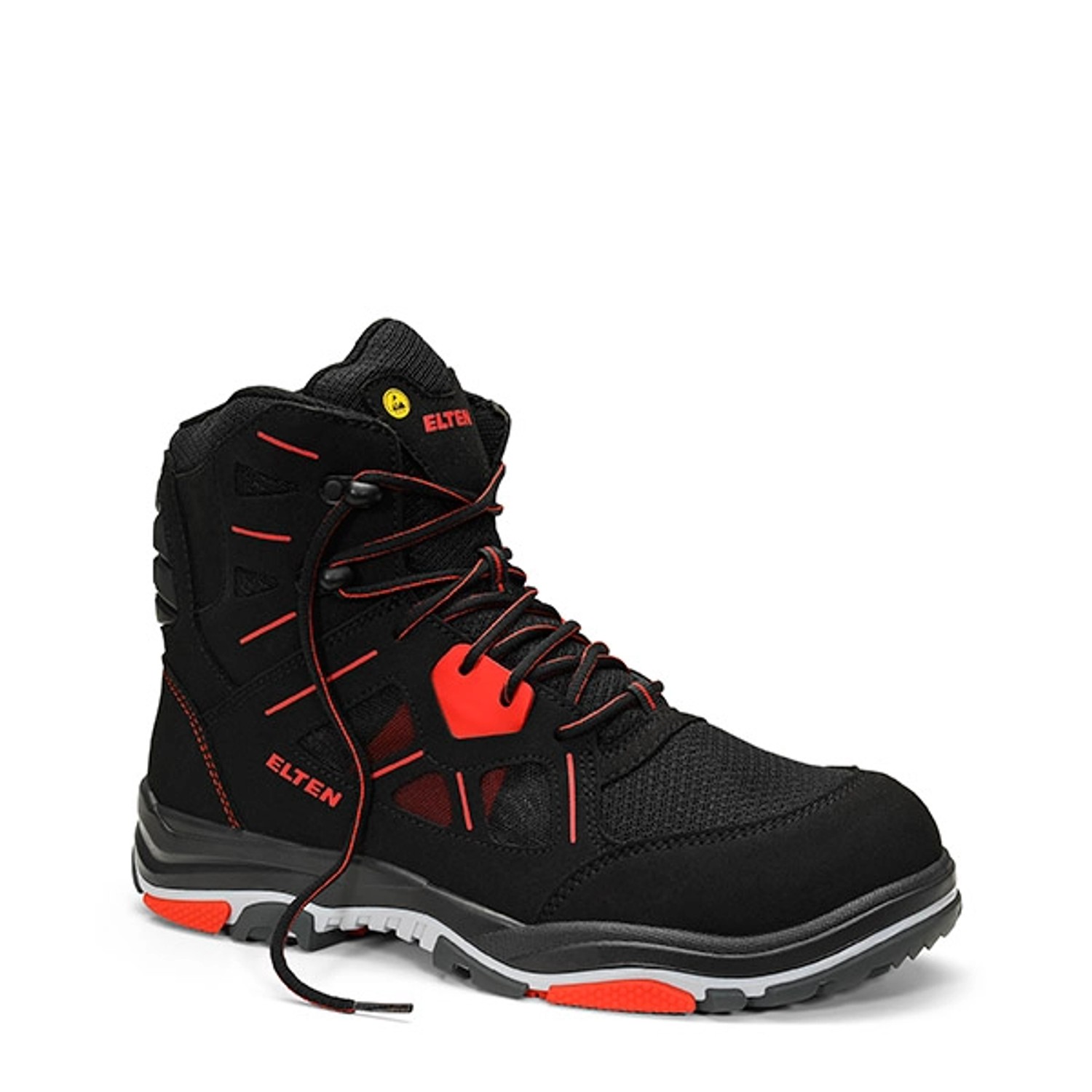 Elten Sicherheitsschnürstiefel Anthony Red Mid Esd S1 Typ 3 Gr. 37 von Elten