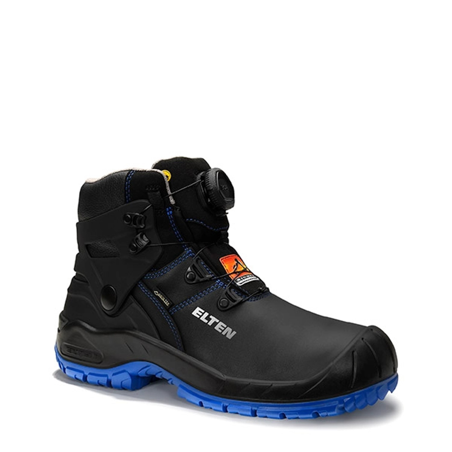 Elten Sicherheitsschnürstiefel Renzo Biomex Gtx Boa Blue Mid Esd S3 Gr. 37 von Elten