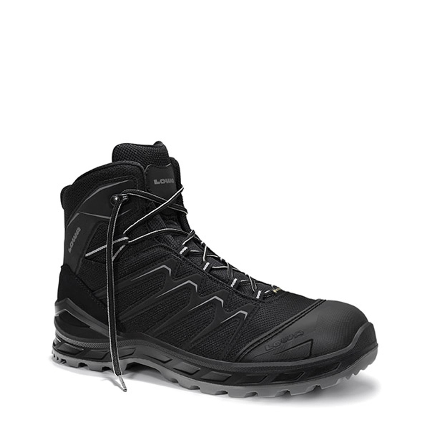 Elten Sicherheitsstiefel Larrox Work Gtx Black-Grey Mid S3 Ci Gr. 45 von Elten