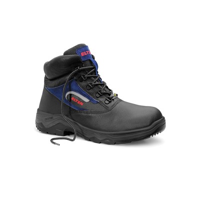 Sicherheitsschnürstiefel BEN ESD S2 SRC, schwarz/blau, Größe 45 von Elten