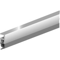 Abdichtungsschiene PTS-AR L.2100mm B.5mm Ku.blk weiß m.Weich PVC-Lippe ELLEN von Elton