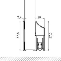 ELLEN Elegance Cassette, selbstklebend silber DIY Progr.,L 1000mm ELLEN Elegance Cassette, selbstklebend silber DIY Progr.,L 1000mm von Elton