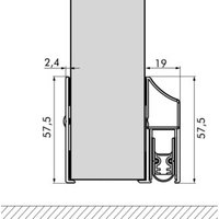 ELLEN Schutzplatte, selbstklebend silber DIY Progr.,L 1000mm ELLEN Schutzplatte, selbstklebend silber DIY Progr.,L 1000mm von Elton