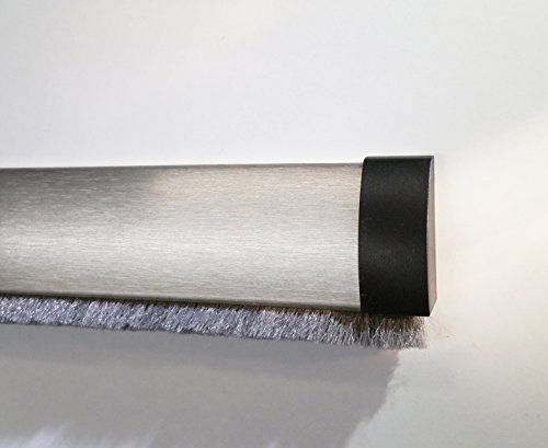 Türdichtung INB36 Edelstahl 100 cm Bürstendichtung grau Bürstenleiste Türbürste Türdichtung INB36 Edelstahl 100 cm Bürstendichtung grau Bürstenleiste Türbürste von FORMAT