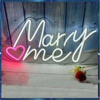Personalisiertes Neon Schild, Heiraten Sie Mich Lichtschild Für Wand, Custom Logo Funky Valentinstag Geschenk von ElvaLightings
