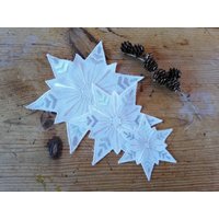 3 Tolle Weihnachtssterne - Vintage Original German Mint Zustand Tischdekoration 3 Tolle Weihnachtssterne - Vintage Original German Mint Zustand Tischdekoration von ElvesAndTulle