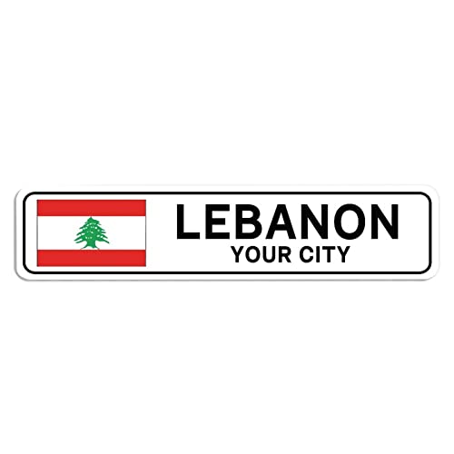 Personalisiertes Libanon-Straßenschild Libanon-Flagge, individueller Stadtname, Metall-Blechschild, Libanon, Straße, Wandkunst, Dekoration, Heimdekoration, individuelles Geschenk für ausländische Personalisiertes Libanon-Straßenschild Libanon-Flagge, individueller Stadtname, Metall-Blechschild, Libanon, Straße, Wandkunst, Dekoration, Heimdekoration, individuelles Geschenk für ausländische von Elvoes