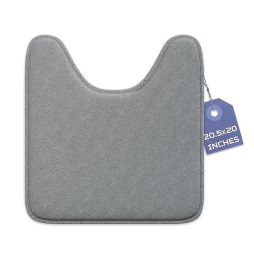 Luxuriöser Badezimmerteppich – 1 Stück Badematte aus Memory-Schaum, rutschfest und ultraweich, sehr saugfähig, leicht zu reinigen, U-Form 50,8 x 52,1 cm Luxuriöser Badezimmerteppich – 1 Stück Badematte aus Memory-Schaum, rutschfest und ultraweich, sehr saugfähig, leicht zu reinigen, U-Form 50,8 x 52,1 cm von Elvoki