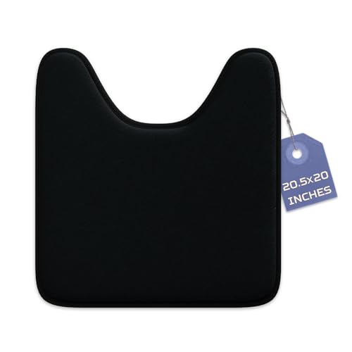 Luxuriöser Badezimmerteppich – 1 Stück Badematte aus Memory-Schaum, rutschfest und ultraweich, sehr saugfähig, leicht zu reinigen, U-Form 50,8 x 52,1 cm Luxuriöser Badezimmerteppich – 1 Stück Badematte aus Memory-Schaum, rutschfest und ultraweich, sehr saugfähig, leicht zu reinigen, U-Form 50,8 x 52,1 cm von Elvoki