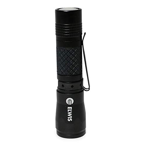 Elwis P60 Pocket Rugged Design 70 Lumen Taschenlampe mit Zoom, schwarz von Elwis