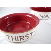 Custom Dog Bowl-Verschiedene Farben & Designs, Handgefertigte Keramik-Hundenäpfe Mit Gummiboden, Hundewassernapf Und Hundefutternapf, Hundenapf-Set Custom Dog Bowl-Verschiedene Farben & Designs, Handgefertigte Keramik-Hundenäpfe Mit Gummiboden, Hundewassernapf Und Hundefutternapf, Hundenapf-Set von ElyciaCamille