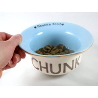 Personalisiert - Kleiner Blauer Katzennapf Oder Großer Hundenapf Handgefertigter Keramik-Futter- Wassernapf in 2 Größen, 14 Farboptionen Personalisiert - Kleiner Blauer Katzennapf Oder Großer Hundenapf Handgefertigter Keramik-Futter- Wassernapf in 2 Größen, 14 Farboptionen von ElyciaCamille