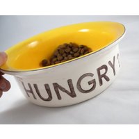 Personalisierte Gelb | Oder 14 Andere Farben Katze Futternapf Hundefutterschale, Geschenk Für Haustiergeschenk, Neue Haustierbesitzer Personalisierte Gelb | Oder 14 Andere Farben Katze Futternapf Hundefutterschale, Geschenk Für Haustiergeschenk, Neue Haustierbesitzer von ElyciaCamille