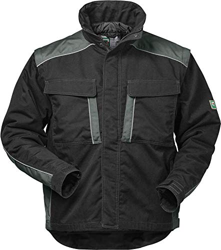 Elysee Canvas-Outdoorjacke "Basel" Größe, 1 Stück, L, schwarz/grau, 22651-L von Elysee