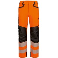 Elysee - Feldtmann Warnschutz Stretch-Bundhose 22762 Gr. 64 orange/schwarz von Elysee