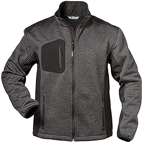 Elysee Fleece-Jacke"Innsbruck" Größe, 1 Stück, XL, grau/schwarz, 23370-XL von Elysee