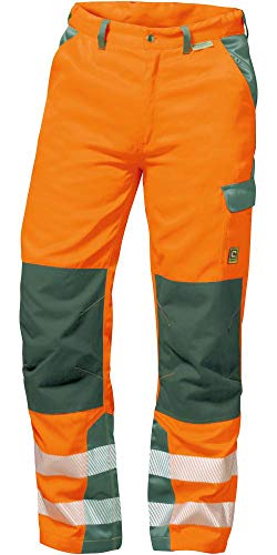 Elysee Warnschutz Bundhose "Nizza" Größe, 1 Stück, 60, orange/grau, 22729-60 von Elysee